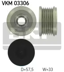 VKM 03306 SKF Механизм свободного хода генератора